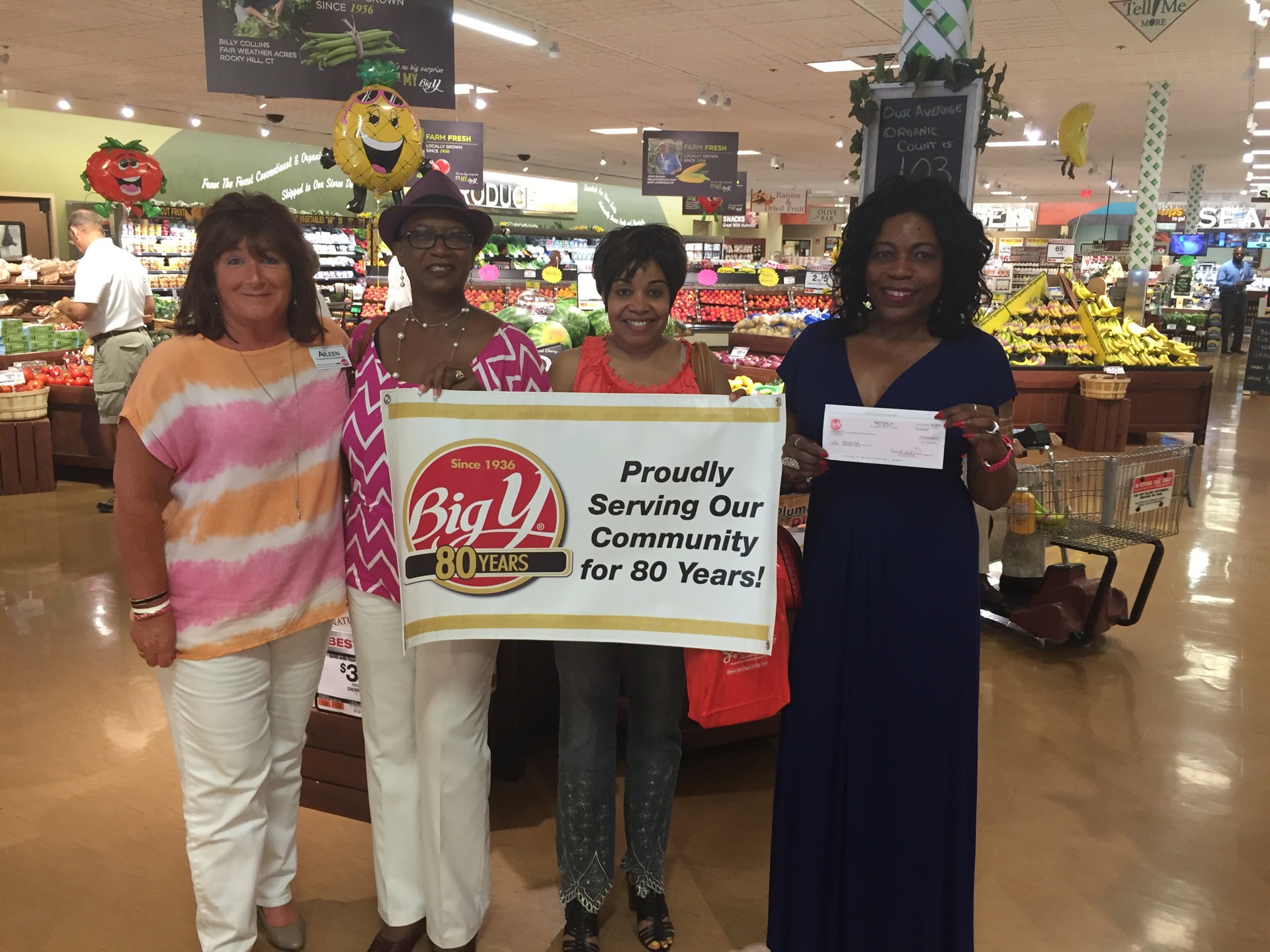 Big Y Class Market Rocky Hill donation to Gardner’s House Inc.